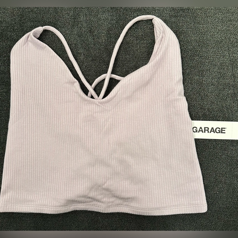 Garage Crop Top Tank NWT